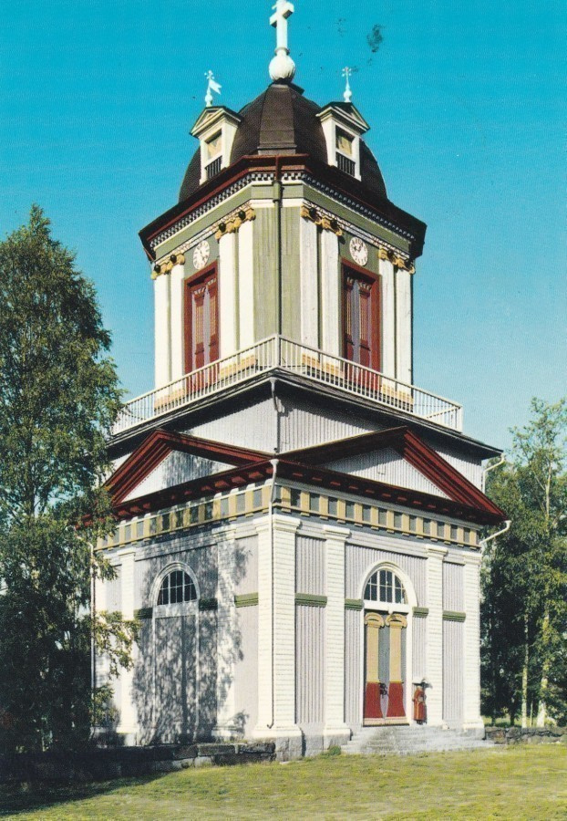 KIRKKOKORTTI - KÄLVIÄN KIRKKO - KELLOTAPULI - 1