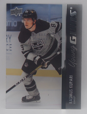2021-22 Upper deck Young guns Clear cut Rasmus Kupari