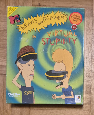 Beavis and Butt-head in Virtual Stupidity, big box