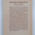 Historian Ystäväin Liitto : Historiankirjoitus - kehityks... - pikkukuva 2