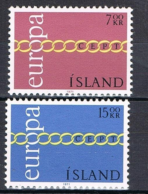 Islanti 1971 - Europa CEPT  ++