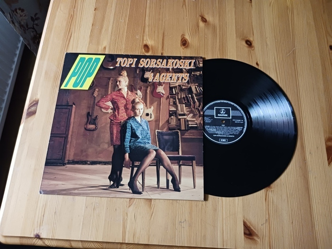 Topi Sorsakoski & Agents – Pop lp orig 1988