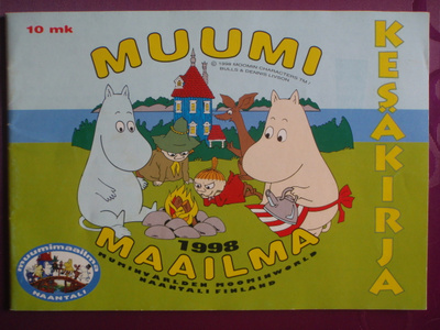 Muumi kesäkirja vuodelta 1998
