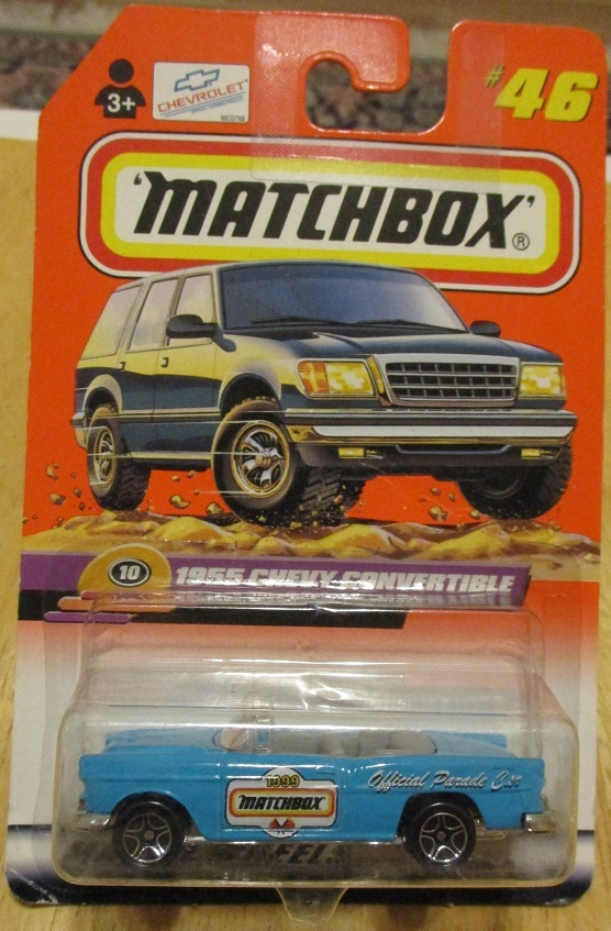 Chevrolet Bel Air Convertible Turquoise 1955 Matchbox 1:65