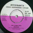 (7" EP) Irwin Goodman – Ryysyranta Irwin Goodmanin Tapaan - pikkukuva 3