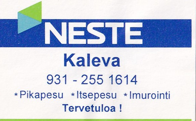Kaleva . NESTE ,  b419