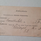 Virkapostikortti, Vähäkyrö, Kokouskutsu 30-lukua - pikkukuva 1