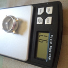 Alppikulta sormus 9,7g Hopea koko 17,5 - pikkukuva 5