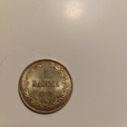 1915 hopeinen markan kolikko - pikkukuva 1