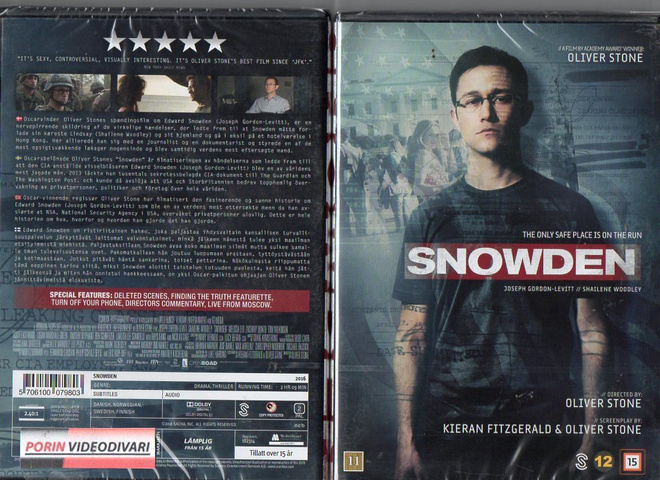 Snowden	(55 287)	UUSI	-FI-	DVD			joseph gordon-levitt	2016