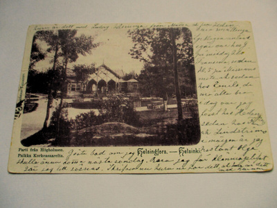 Helsinki Korkeasaari ravintola - 1906