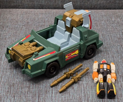 Transformers G1 ATTACK CRUISER & SPROCKET (AM) 1990 *100%*