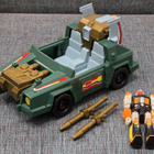Transformers G1 ATTACK CRUISER & SPROCKET (AM) 1990 *100%* - pikkukuva 1