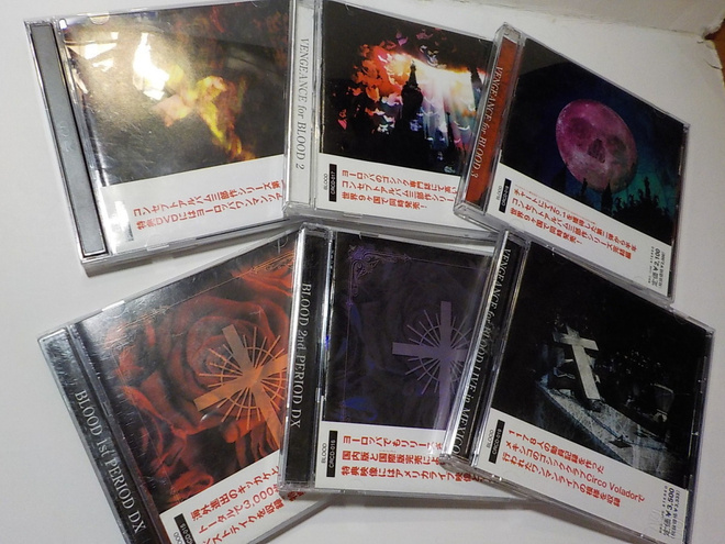 RARE 5CD+2DVD BLOOD SETTI - KUIN UUSI