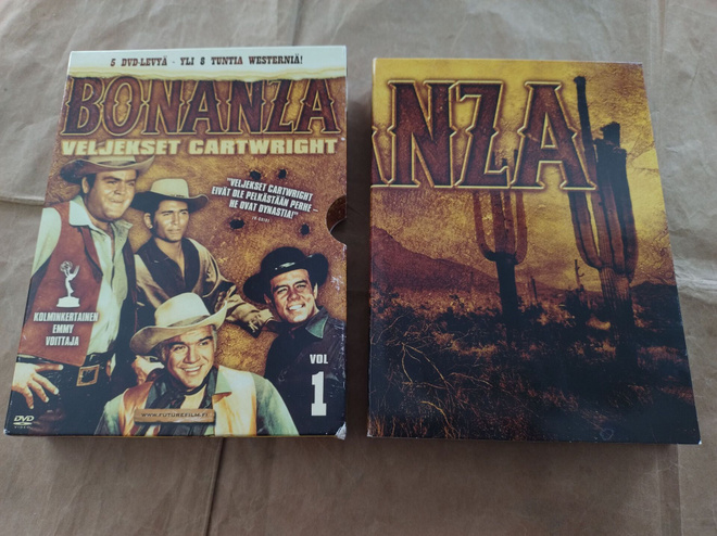 Bonanza veljekset Cartwright vol 1 (DVD) (5 levyä)