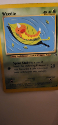 Weedle (NDI 70) Neo Discovery common Pokemon CCG card