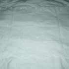 Valkoinen brodeerattu verhokappa 70x45cm - pikkukuva 2