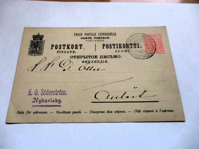 1895 Uusikaarlepyy E O Söderström ehiö