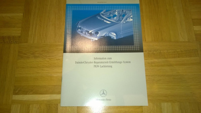 Korjaamokäsikirja Mercedes maalaus. 2003. W203, W211, R230