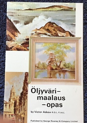 Öljyvärimaalaus akvarellimaalaus kirjat