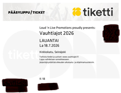 Vauhtiajot 2026 Lauantai