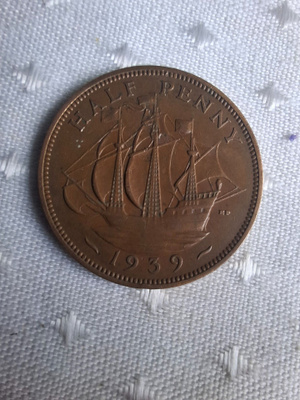 Half penny 1939