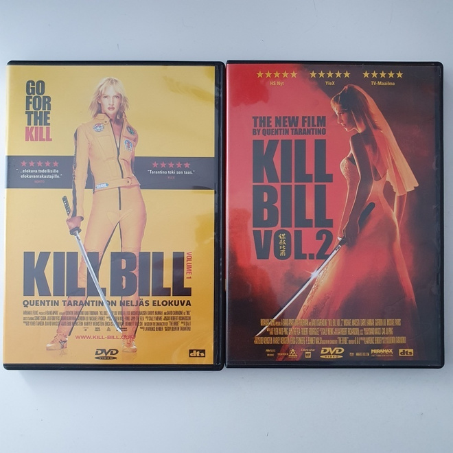 Kill Bill, Vol: 1 ja 2 - DVD