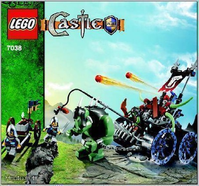Lego Ohjekirja 7038 Troll Assault Wagon ( Castle )