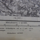 VANHA KARTTA KESKIJÄRVI A , AMPUMA-ALUEEN RAJA - pikkukuva 5
