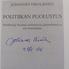 Johannes Virolainen : Politiikan puolustus : pohdintoja S... - pikkukuva 3