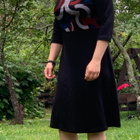Teetetty kuviollinen mekko M - pikkukuva 2