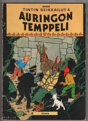 Herge: Auringon temppeli, Otava 1975, 2.p., K3
