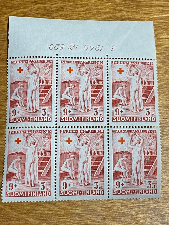 PR 1949 9MK+3MK NUMERO KUUSILO**