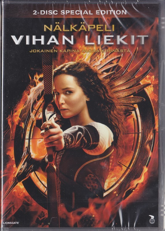 Nälkäpeli - Vihan liekit (The Hunger Games) 2-disc DVD K12