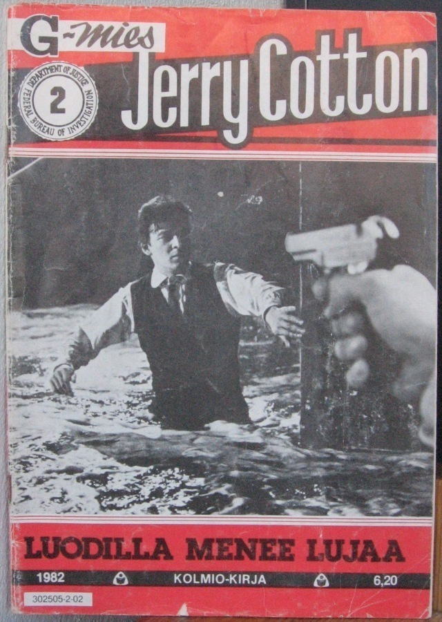 G-mies Jerry Cotton 2 / 1982. Kolmio-kirja.