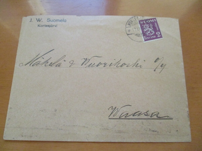 1933 Kortesjärvi liikekuori