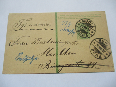 1897 Muola lehtikääre Saksaan
