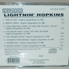 LIGHTNIN' HOPKINS: LIGHTNIN' IN NEW YORK (CD) - pikkukuva 2