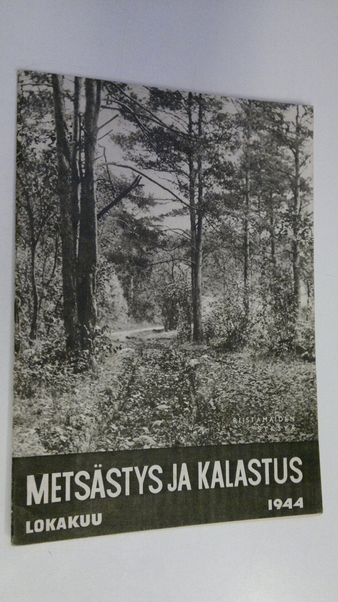 Metsästys ja kalastus n:o 10 lokakuu 1944