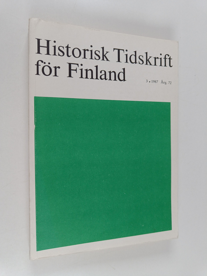 Nils Erik Villstrand : Historisk Tidskrift för Finland 3/...