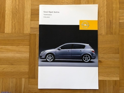 Tuoteopas Opel Astra H, 2004. Esite Opel Astra