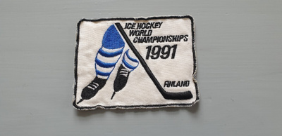 hihamerkki jääkiekko MM 1991 Suomi