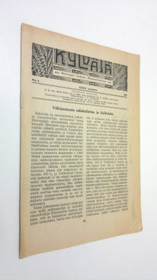Kylväjä n:o 6/1929 : raittiuden ystävien äänenkannattaja ...