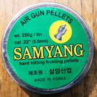 SamYang teräväpää  5,5mm / .22Cal. raskas ilmakivääriluoti - pikkukuva 2