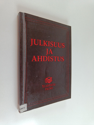 Julkisuus ja ahdistus : Julma-projektin ontologinen antol...