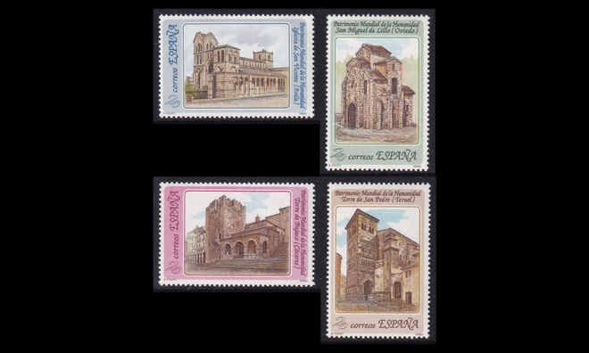 Espanja 2968-71 ** UNESCO maailmanperintökohteita (1990)