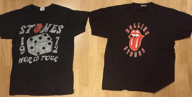 T-paidat ROLLING STONES 2 kpl