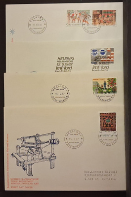 FDC 39 - 1982 4 kpl