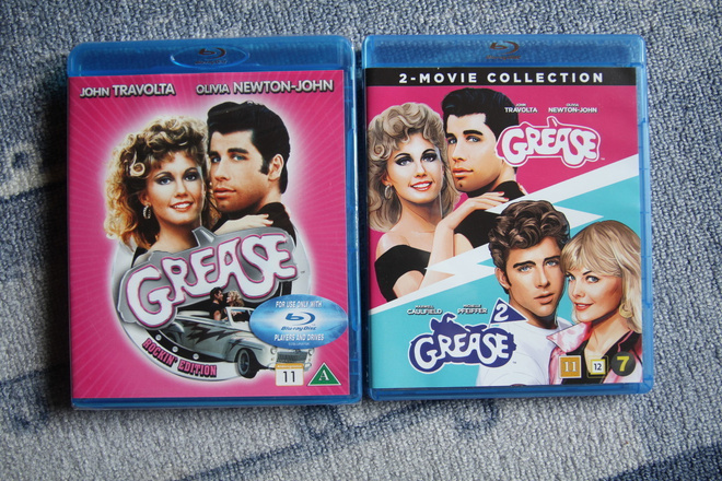 Grease Rockin' Edition [uusi] + Grease 1 ja 2 [suomi]