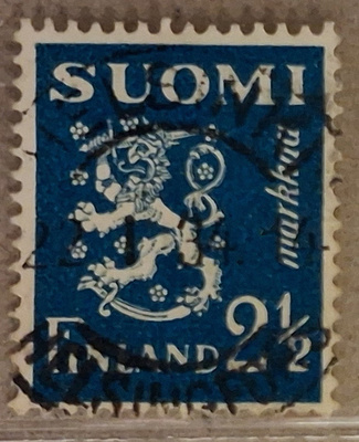 1932 2,50mk M-30: Nappiloisto Helsinki 22.I.34 (1157)
